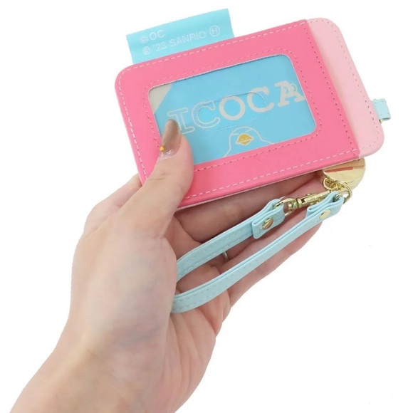 BNIB Japan Sanrio x Oekaki-San Series Pass Card Holder With Retractable reel - Picture 2 of 9